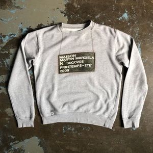 Maison Martin Margiela 2009 Incognito Mugshot sweatshirt
